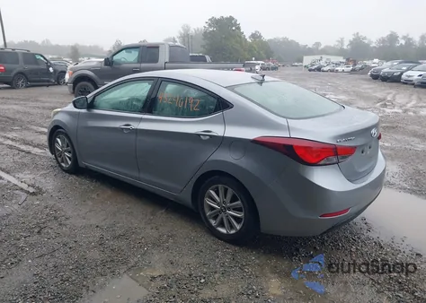 2016 Hyundai Elantra Se из США, поврежденный, VIN 5NPDH4AE2GH687460
